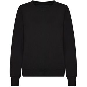 Awdis Womens/Ladies Sweatshirt / Deep Black